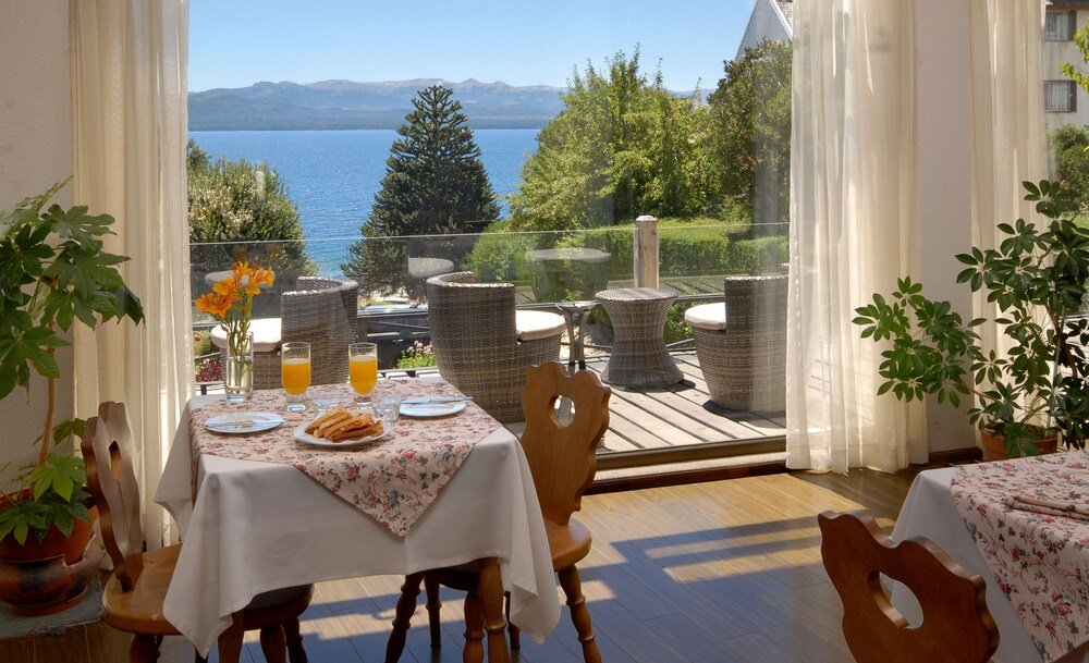 Terraço do Hotel Tirol em Bariloche